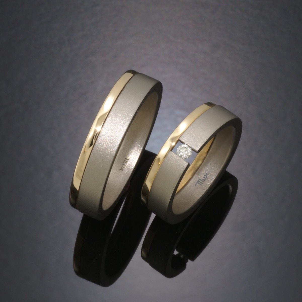 Herrering_damering_vielsesringe_forlovesesringe_tilux_sten_brilliant_diamant_titanium_titan_guld_14_karat_t2015
