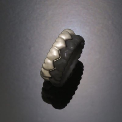Premium | Black solid og Titanring – T5001